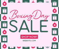 Boxing Day Promo Facebook Post Design