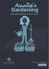 Auntie's Gardening Flyer Image Preview