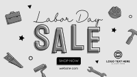 It's Sale This Labor Day Facebook Event Cover Design