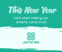 Happy New Year Facebook post Image Preview