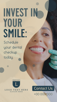 Dental Health Checkup TikTok video Image Preview