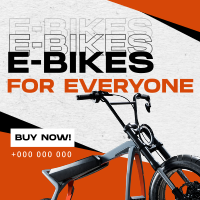 Minimalist E-bike  Linkedin Post Image Preview