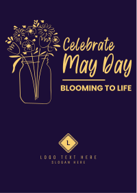 May Day Spring Flyer Design