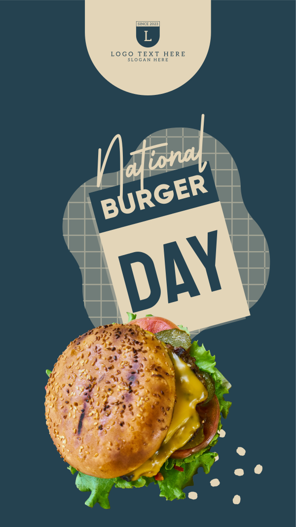 Fun Burger Day Instagram Story Design Image Preview