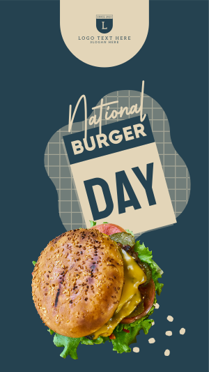 Fun Burger Day Instagram story Image Preview