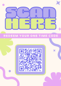 Quirky QR Discount Deal Flyer Design