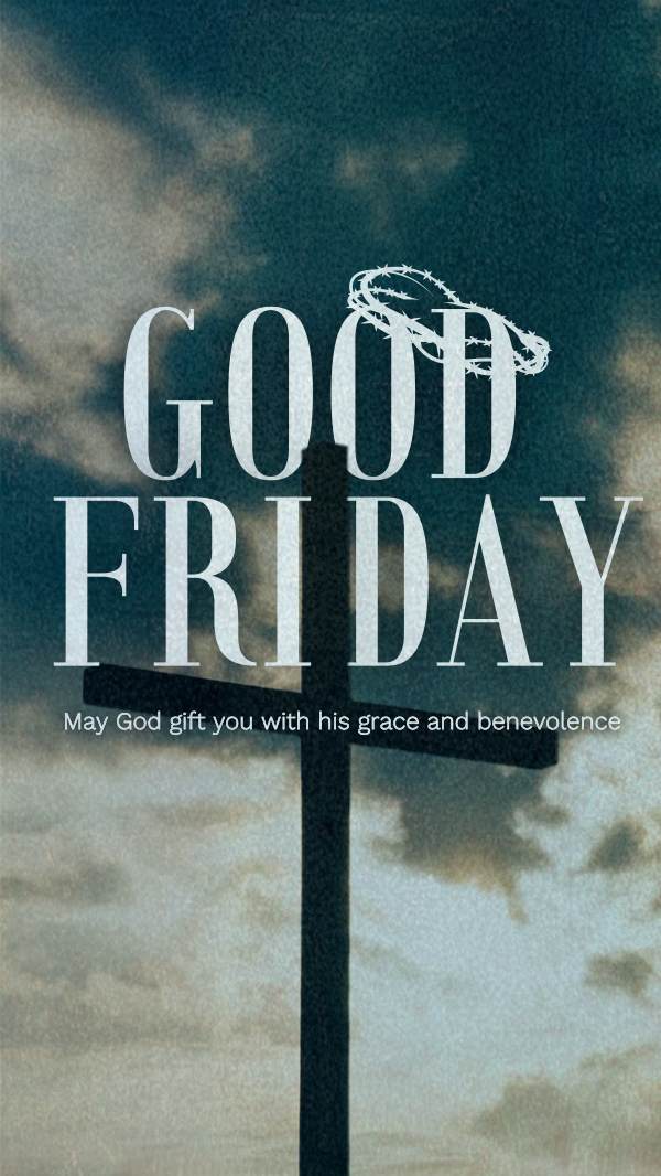 Crucifix Good Friday Instagram Story Design
