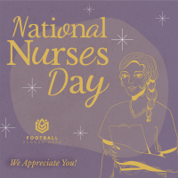 Midcentury Nurses' Day Linkedin Post Image Preview