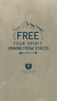 Free Your Spirit Instagram Story Design