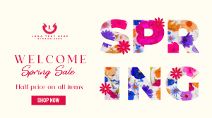 Modern Spring Sale YouTube Video Image Preview