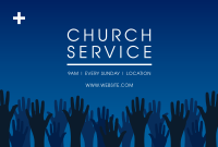 Church Worship Pinterest Cover Design