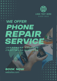 Trusted Phone Repair Poster Design