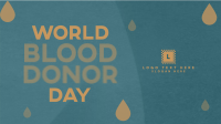Minimalist Blood Donor Day Animation Preview