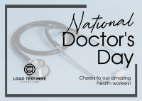 Celebrate National Doctors Day Postcard Image Preview