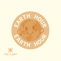 Earth Hour Linkedin Post Design