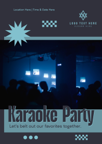 Karaoke Break Poster Design