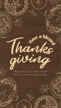 Blessed Thanksgiving Instagram Reel Image Preview