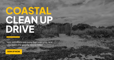 Coastal Clean Up Facebook Ad Image Preview