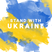 Stand With Ukraine Instagram Post Design