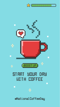 Coffee Day Pixel Facebook Story Design
