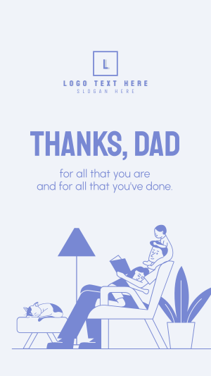Thanks Dad For Everything Instagram story Image Preview