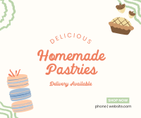 Aesthetic Bakery Illustration Facebook post Image Preview