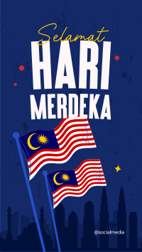 Hari Merdeka Malaysia TikTok video Image Preview