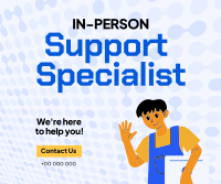 Tech Support Specialist Facebook Post Design