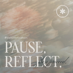 Pause & Reflect Instagram post Image Preview