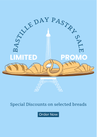 Bastille Day Breads Flyer Image Preview