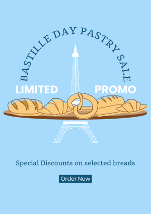 Bastille Day Breads Flyer Image Preview