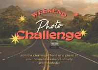 Quirky Photo Challenge Postcard Design