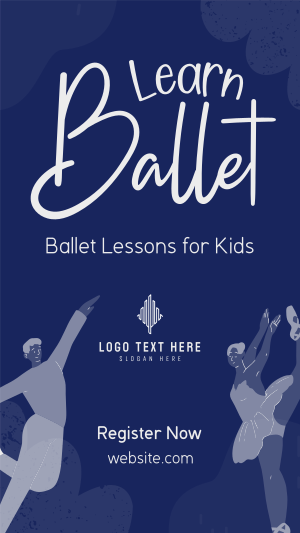 Kids Ballet Lessons Facebook story Image Preview