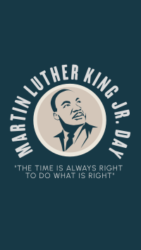 Martin Luther King Jr Day Instagram story Image Preview
