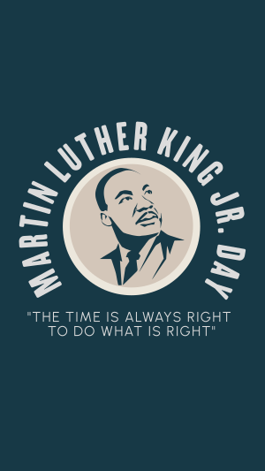 Martin Luther King Jr Day Instagram story Image Preview