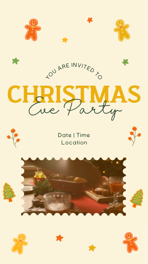Christmas Eve Party Facebook story Image Preview