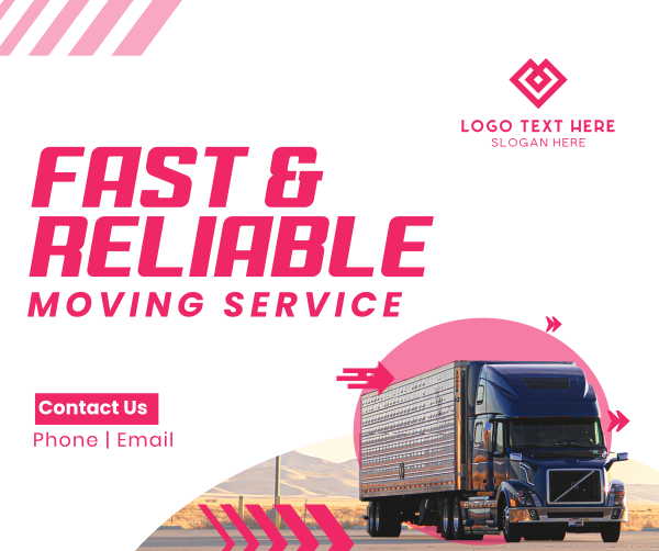 Reliable Trucking Facebook Post Design
