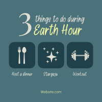 Earth Hour Activities Linkedin Post Image Preview