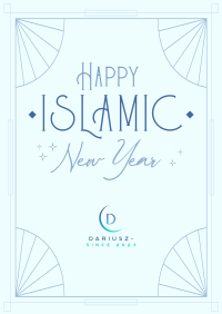 Elegant Islamic Year Poster Design