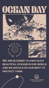Protect our Beautiful Ocean Instagram story Image Preview