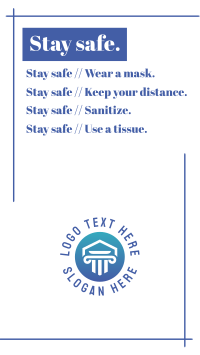 Stay safe Instagram Story Design