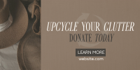 Sustainable Fashion Upcycle Campaign Twitter Post Image Preview