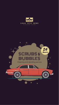 Bubble Car Facebook Story Design