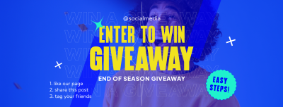 Enter Giveaway Facebook cover Image Preview
