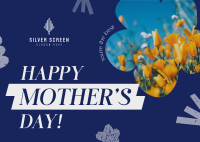 Mother's Day Greeting Postcard Design