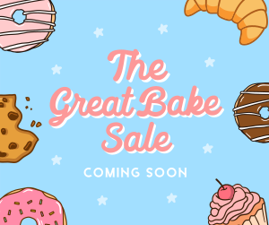 Great Bake Sale Facebook post Image Preview