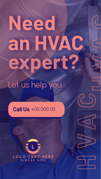 HVAC Expert Facebook Story Design