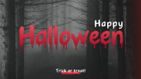 Scary Halloween Facebook Event Cover Design