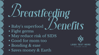 Breastfeeding Benefits Facebook Event Cover Design