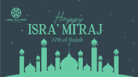 Isra' Mi'raj Spiritual Night Animation Preview